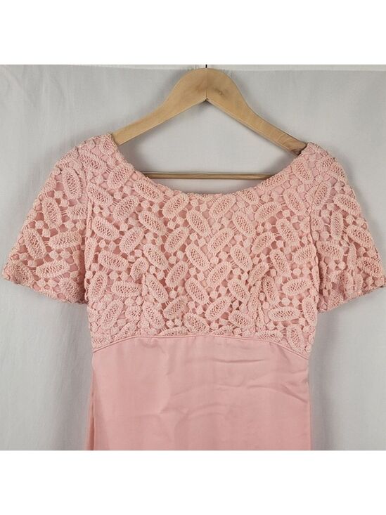 Dresses & Skirts - Vintage Dress Empire Waist Pink #1826